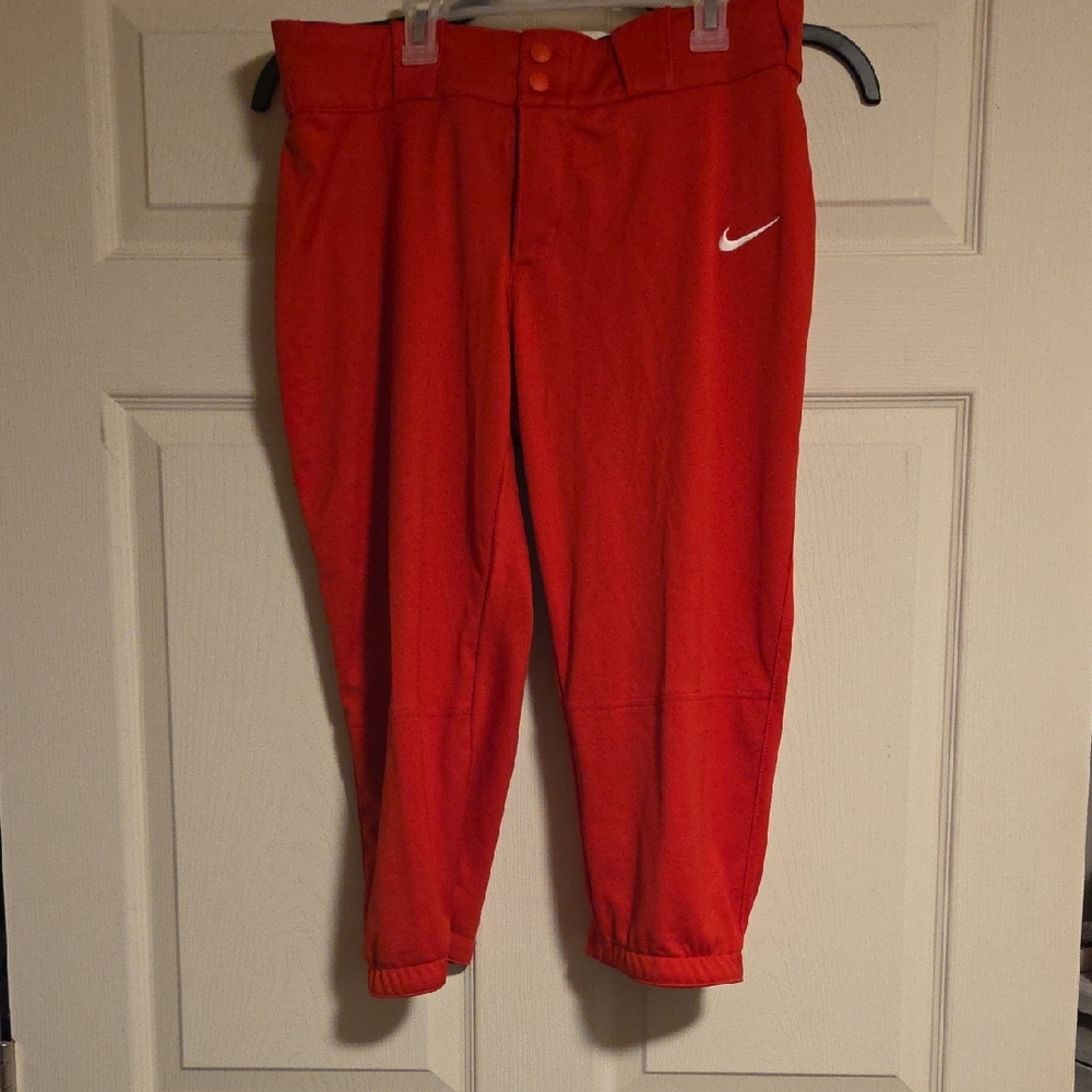 Nike Bright Red Softball Pants